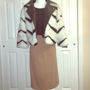 Shirt skirt and jacket